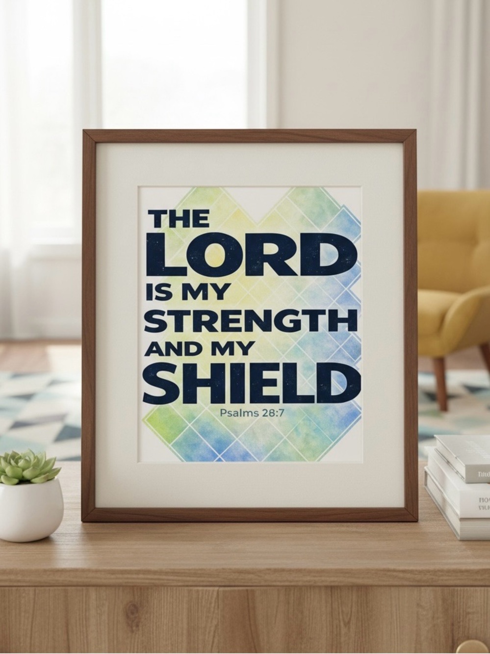 DDS Art Print, 8x10, Bible Verse, Paper Print, Unframed, Bold Series